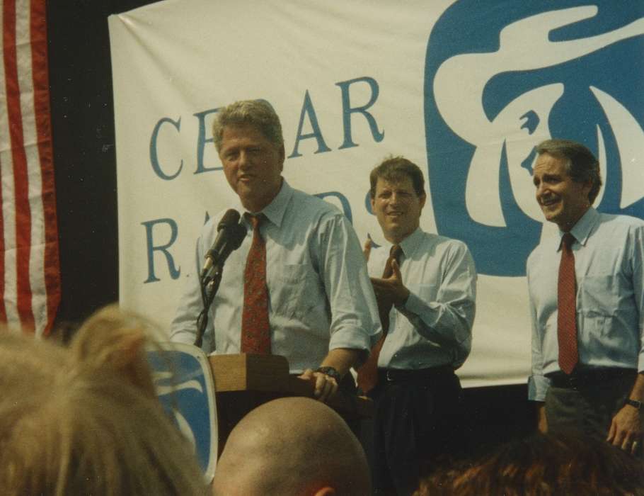 cedar rapids, history of Iowa, Iowa History, al gore, Taube, Jane Pesek, quaker oats, Civic Engagement, bill clinton, Iowa, Cedar Rapids, IA, tom harken