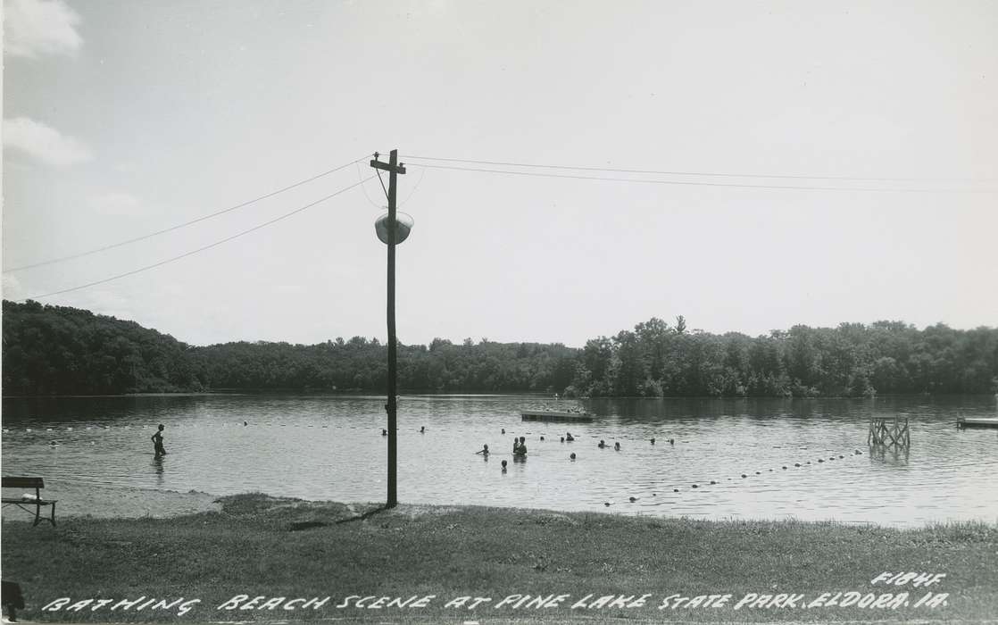 swimming, history of Iowa, Iowa History, summer, Lakes, Rivers, and Streams, Eldora, IA, beach, swim, Outdoor Recreation, Palczewski, Catherine, Iowa