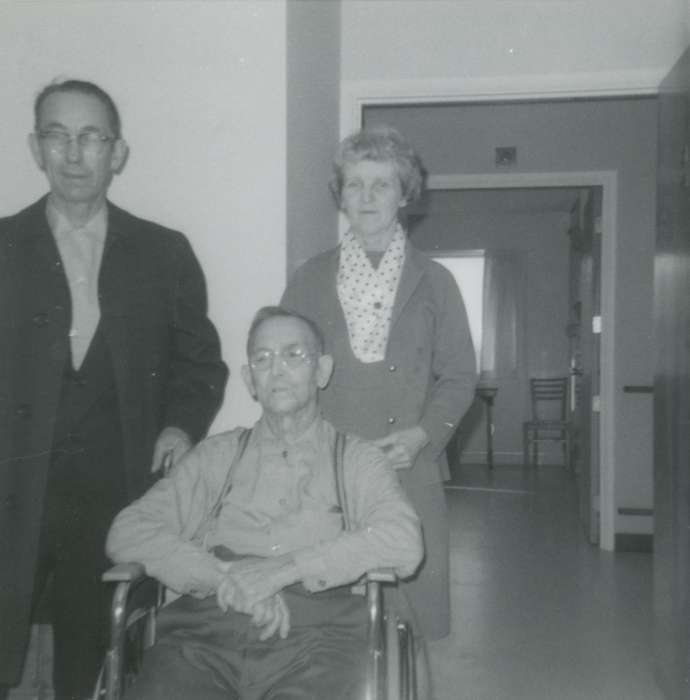 Portraits - Group, history of Iowa, Iowa History, Smith, Monica, Iowa, wheelchair, Homes, Osceola, IA
