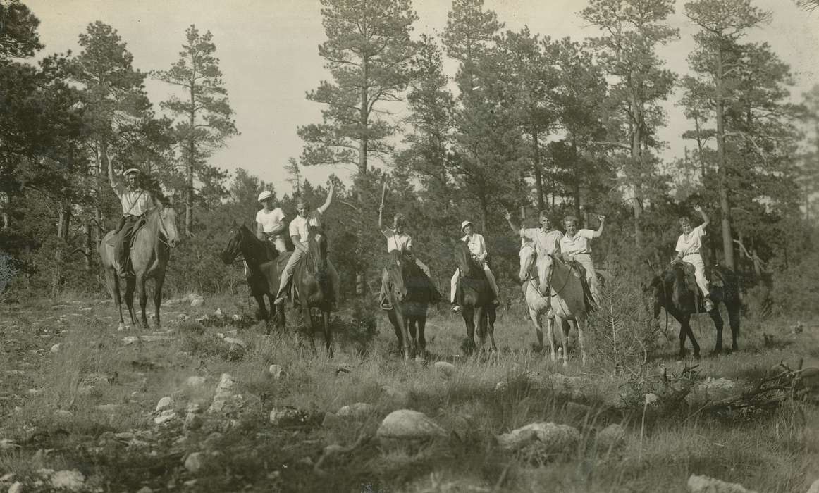 Portraits - Group, Animals, SD, Iowa History, Iowa, horse, McMurray, Doug, history of Iowa