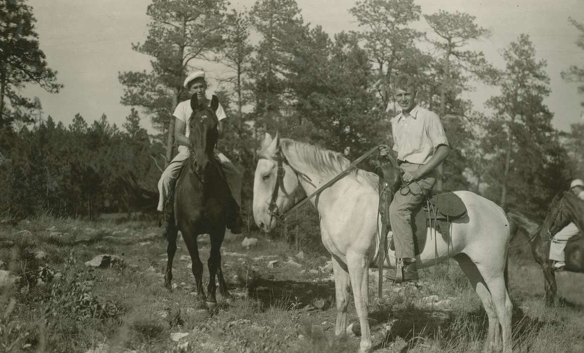 Portraits - Group, history of Iowa, Iowa History, horse riding, Animals, Iowa, McMurray, Doug, horse, SD