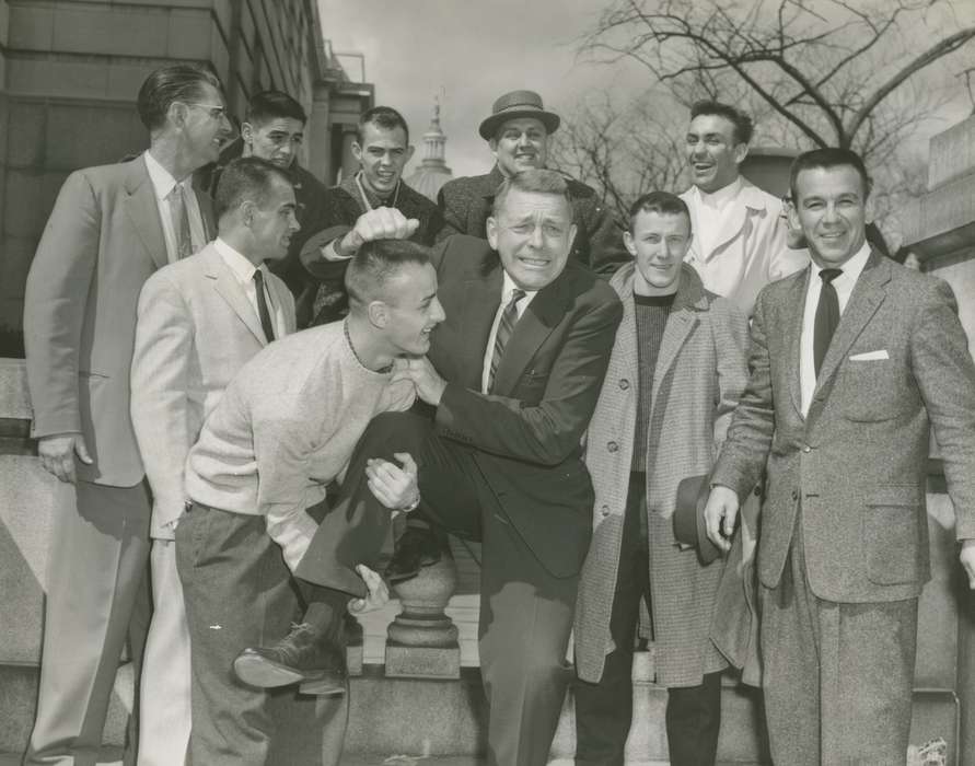 Iowa History, wrestling, Washington, DC, Iowa, history of Iowa, Portraits - Group, Schools and Education, Sports, Schlawin, Kent