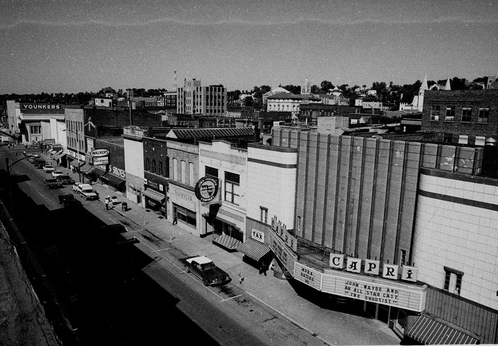 Businesses and Factories, movie, Cities and Towns, theater, Iowa, Iowa History, Lemberger, LeAnn, Ottumwa, IA, Religious Structures, Main Streets & Town Squares, history of Iowa