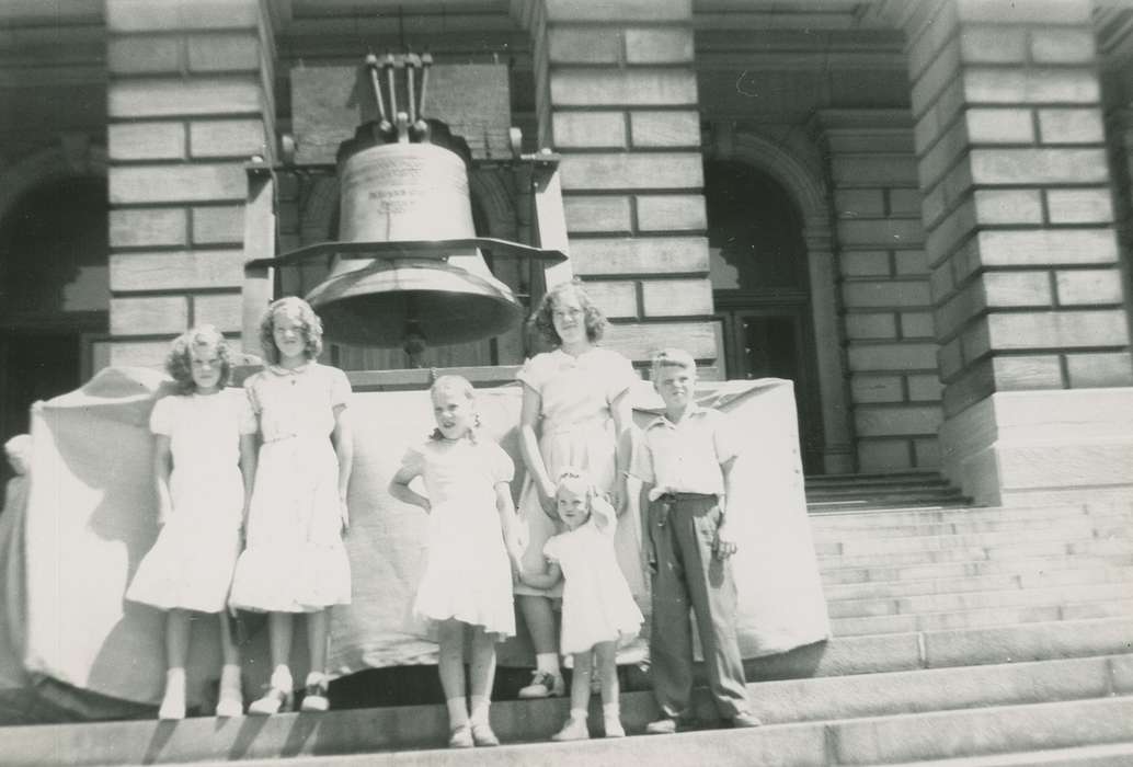 Feddersen, Margaret, history of Iowa, capitol, bell, Iowa History, Civic Engagement, Iowa, Cities and Towns, saddle shoes, Children, Des Moines, IA