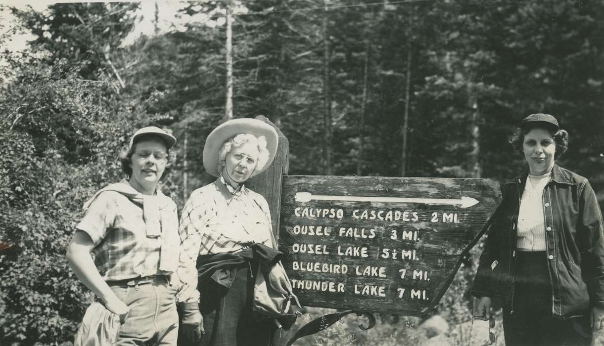 Portraits - Group, Iowa History, Iowa, Nederland, CO, McMurray, Doug, Outdoor Recreation, Leisure, history of Iowa, sign