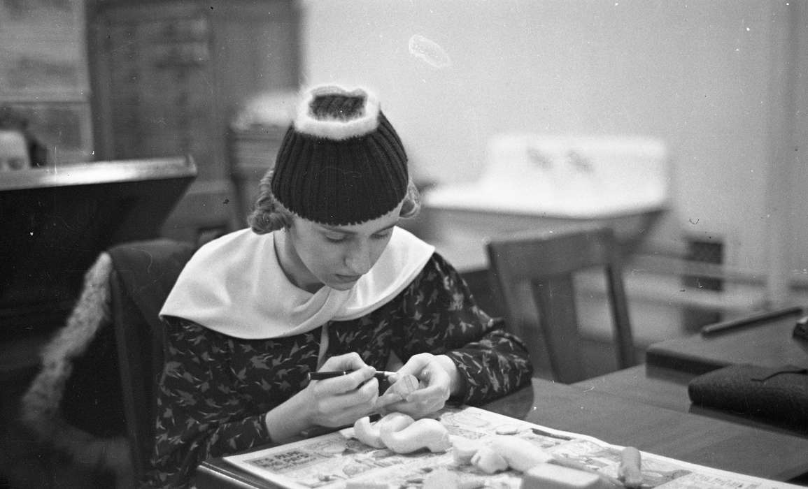 Cedar Falls, IA, history of Iowa, Iowa History, uni, iowa state teachers college, hat, UNI Special Collections & University Archives, Iowa, artwork, Schools and Education, university of northern iowa