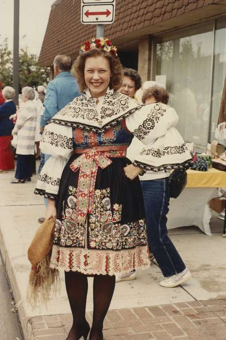 history of Iowa, Iowa History, Taube, Jane Pesek, heritage, Fairs and Festivals, czech, costume, Cedar Rapids, IA, Iowa, dress, Portraits - Individual