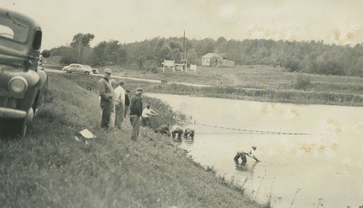 car, Iowa History, Lakes, Rivers, and Streams, Motorized Vehicles, Iowa, McMurray, Doug, Travel, Outdoor Recreation, fishing, Inguadona, MN, history of Iowa