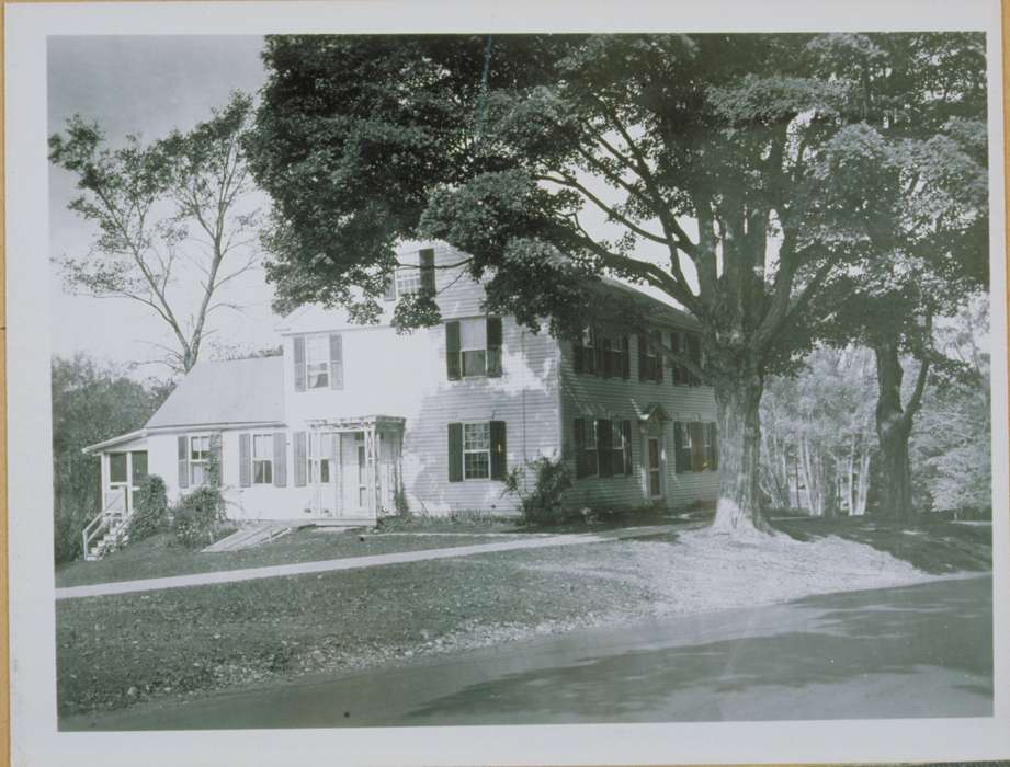 history of Iowa, house, Archives & Special Collections, University of Connecticut Library, Iowa, Storrs, CT, tree, Iowa History