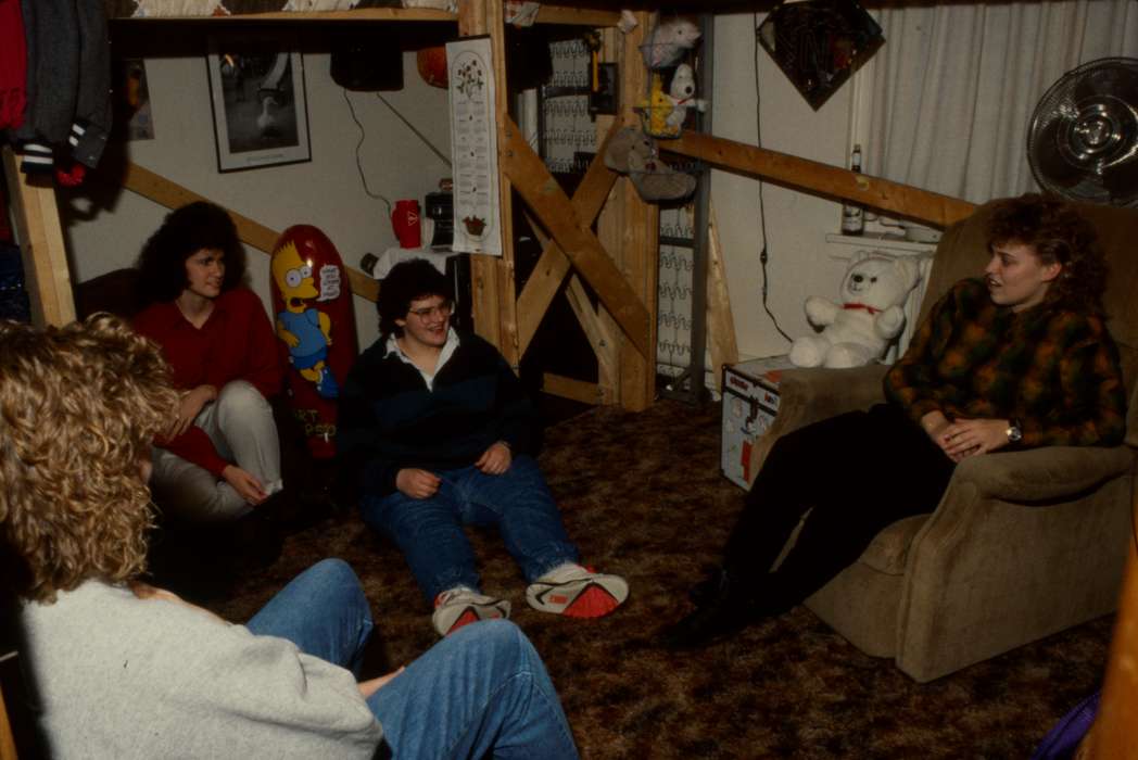 UNI Special Collections & University Archives, dorm room, stuffed animal, mullet, history of Iowa, carpet, Iowa, uni, chair, Cedar Falls, IA, Iowa History, university of northern iowa, Leisure, Schools and Education