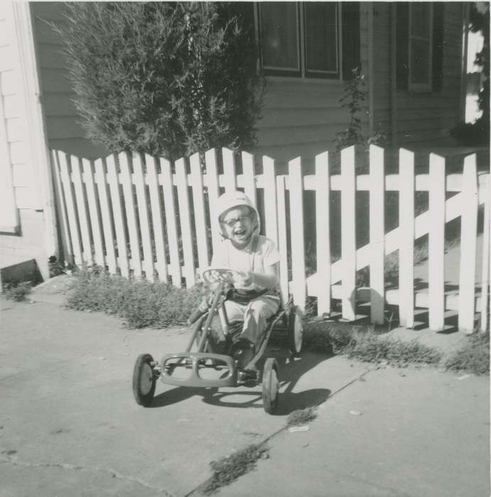 history of Iowa, Iowa History, go cart, Council Bluffs, IA, Iowa, Henderson, Dan, helmet, Children, Leisure