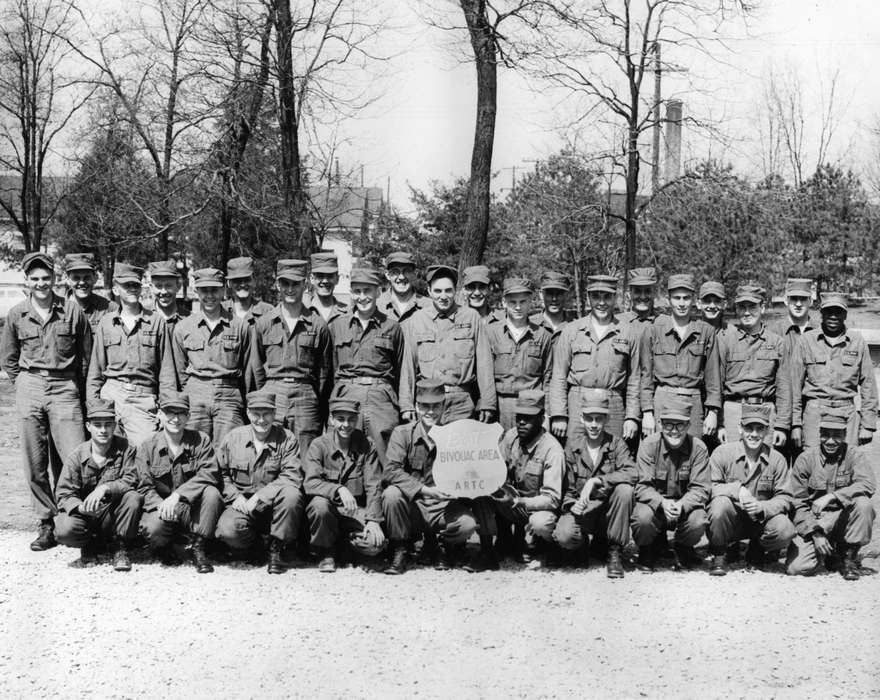 Portraits - Group, Military and Veterans, history of Iowa, uniform, Iowa History, Iowa, USA, Karns, Mike