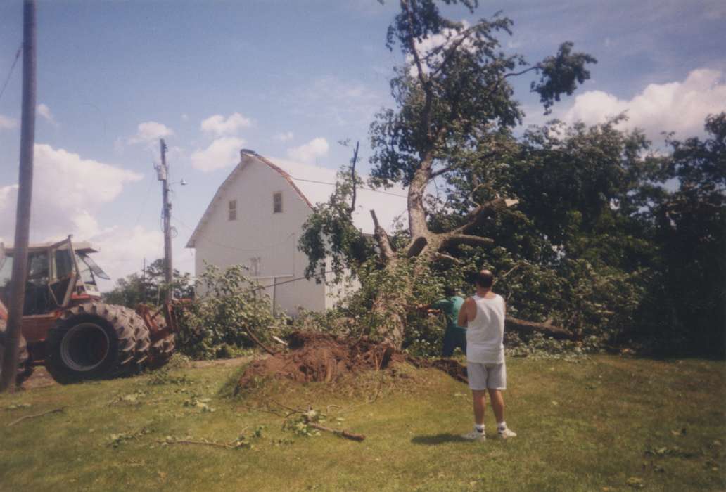 storm, Wever, IA, Blanchard, Lois, Iowa, tractor, history of Iowa, Iowa History, tree, Farms, weather, Barns