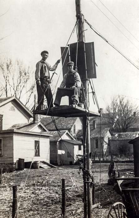 Anamosa, IA, history of Iowa, Anamosa Library & Learning Center, Iowa, Labor and Occupations, Iowa History, Portraits - Group, telephone