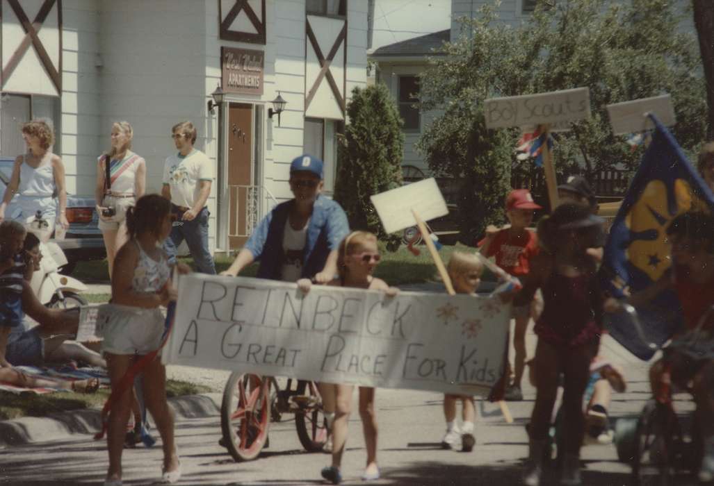 apartment, Reinbeck, IA, Cities and Towns, Iowa History, Iowa, East, Lindsey, parade, Entertainment, history of Iowa, Children, bicycle