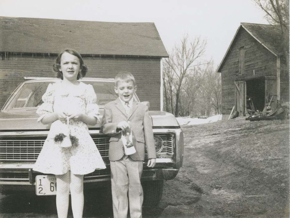 history of Iowa, Iowa History, Families, barn, Eilderts, Carol, bel air, car, farm, New Hartford, IA, Holidays, Iowa, easter, Farms, Children