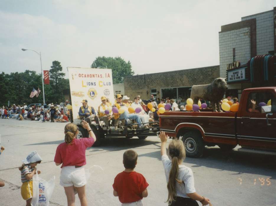 lions club, Main Streets & Town Squares, Pocahontas, IA, history of Iowa, Iowa History, parade, balloon, Larsen, Carol, 4th of july, Fairs and Festivals, Iowa, Cities and Towns