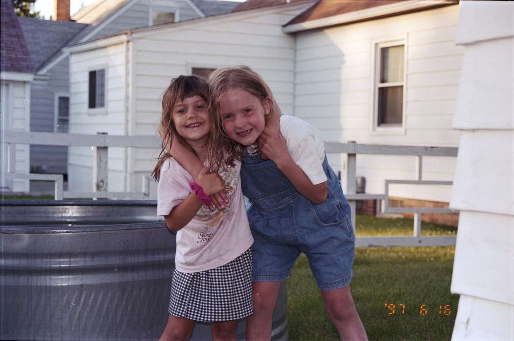 Portraits - Group, IA, Iowa, silly, Children, Rustebakke, Paul, history of Iowa, Iowa History