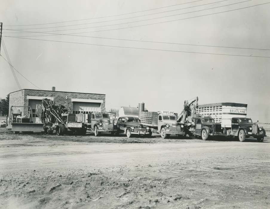 Bode, IA, truck, history of Iowa, Ostrum (Bratland), Arlene, Iowa, Businesses and Factories, Iowa History, Farming Equipment