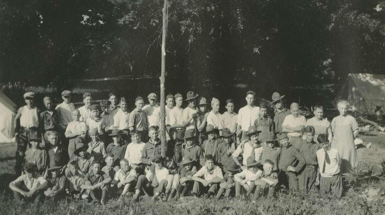 boy scouts, Iowa History, McMurray, Doug, Children, Iowa, Webster City, IA, history of Iowa, Portraits - Group