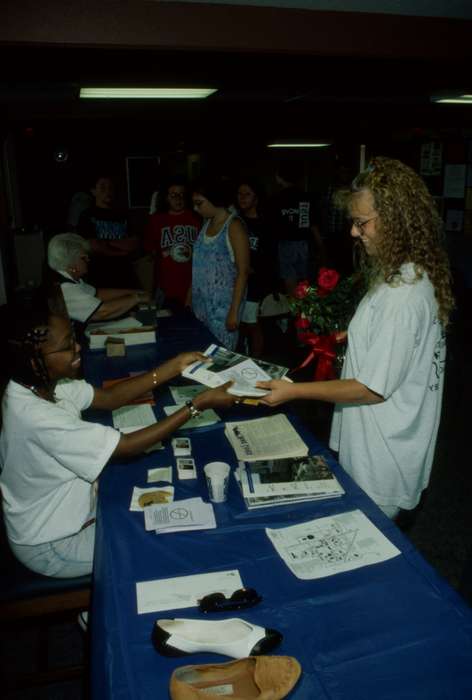table, People of Color, dormitory, Cedar Falls, IA, history of Iowa, Iowa History, uni, UNI Special Collections & University Archives, Iowa, dorm, Schools and Education, university of northern iowa