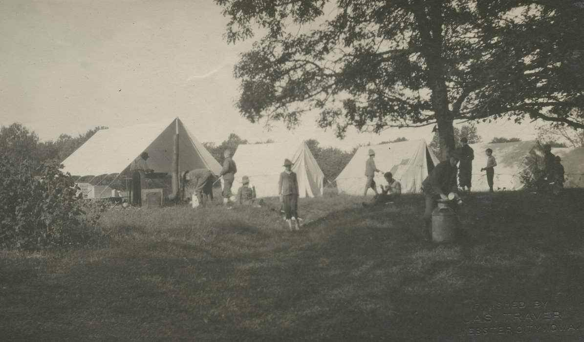 history of Iowa, Woodward, IA, tents, McMurray, Doug, Iowa, camping, boy scouts, camp, Iowa History, Outdoor Recreation