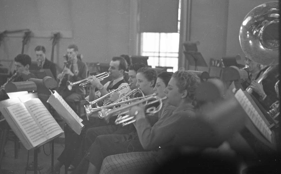 Cedar Falls, IA, band, history of Iowa, Iowa History, uni, iowa state teachers college, UNI Special Collections & University Archives, sheet music, Iowa, Schools and Education, trumpet, university of northern iowa