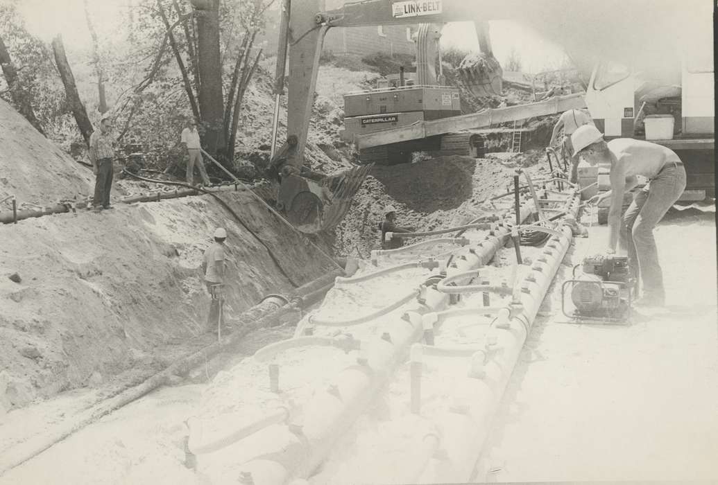 Waverly Public Library, history of Iowa, Iowa History, hard hat, Waverly, IA, Iowa, construction, construction crew, Labor and Occupations