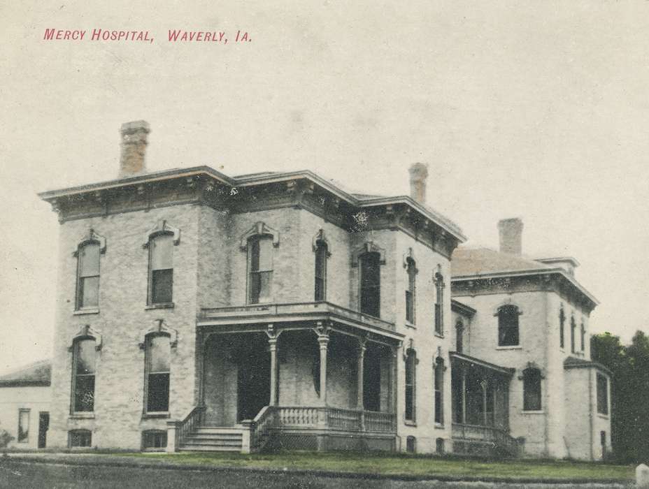 history of Iowa, Iowa History, Iowa, Cities and Towns, Hospitals, correct date needed, Waverly Public Library