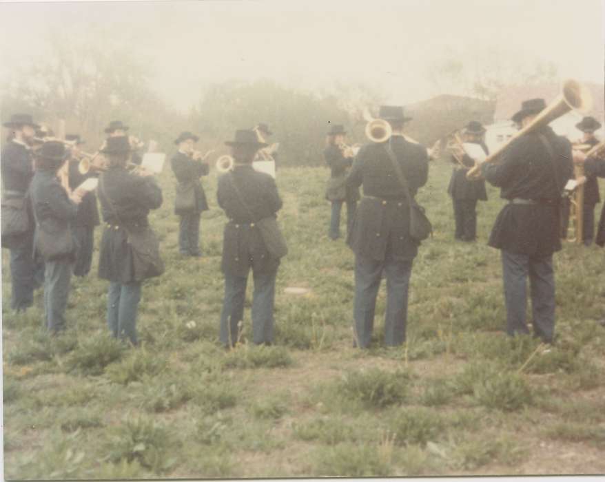 Portraits - Group, Olsson, Ann and Jons, Iowa History, instruments, Iowa, band, music, Entertainment, Outdoor Recreation, reenactment, history of Iowa, Keokuk, IA, Leisure, Fairs and Festivals, civil war