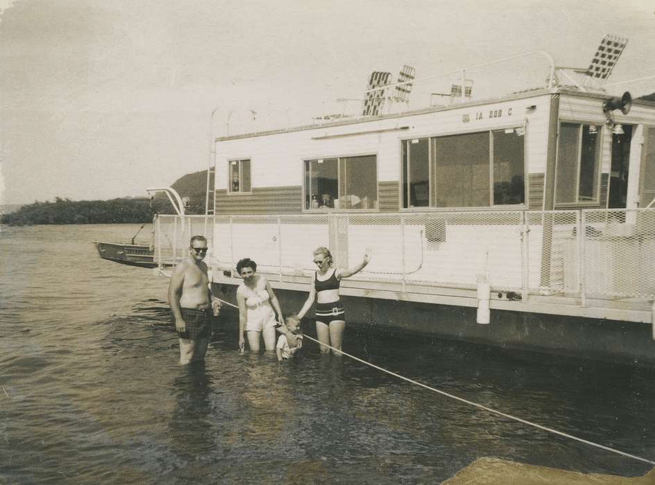 swim, Iowa, Fink-Bowman, Janna, Harpers Ferry, IA, boat, river, Lakes, Rivers, and Streams, history of Iowa, life jacket, Iowa History