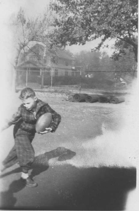 Potter, Ann, history of Iowa, Iowa History, football, Fort Dodge, IA, Iowa, boy, Sports, Children, Leisure