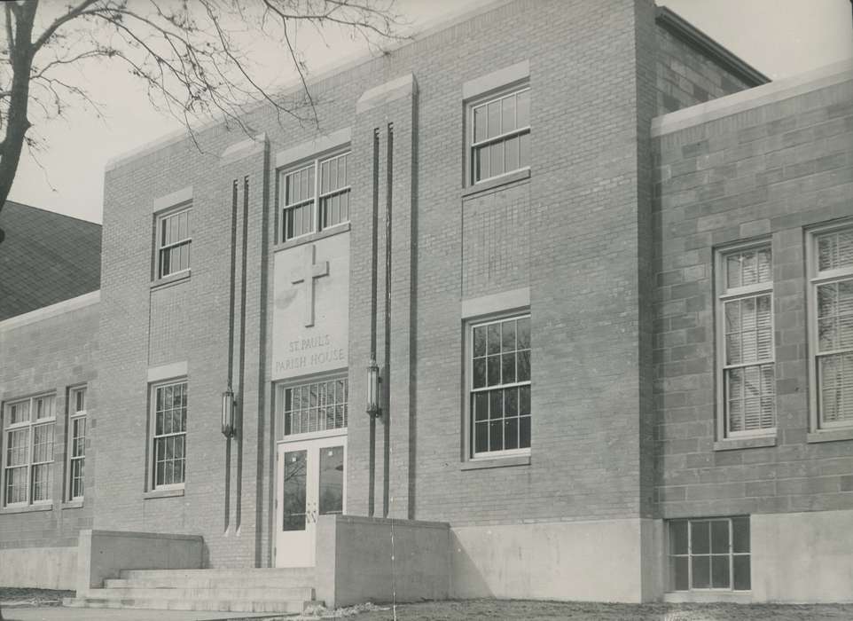 IA, Religious Structures, history of Iowa, church, Iowa, Waverly Public Library, Iowa History, Schools and Education