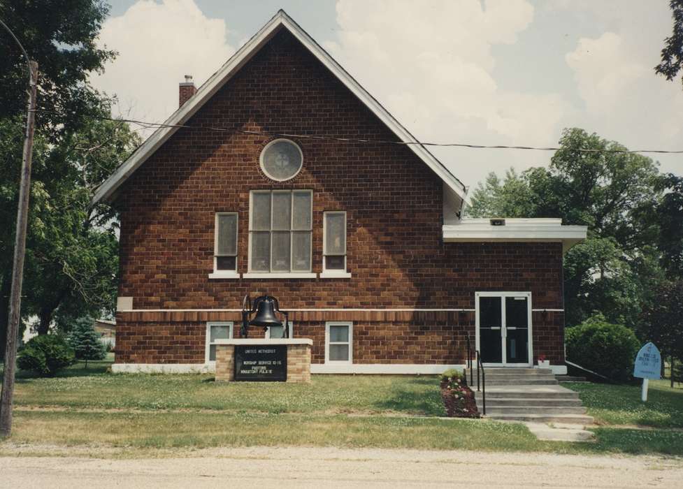 Iowa, church, history of Iowa, Iowa History, Waverly Public Library, Religious Structures, methodist church