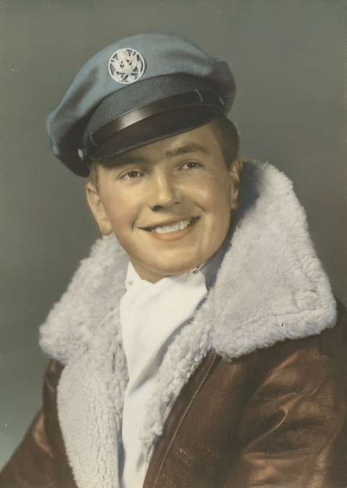 uniform, IA, Schlawin, Kent, Iowa, Military and Veterans, history of Iowa, Portraits - Individual, air force, Iowa History