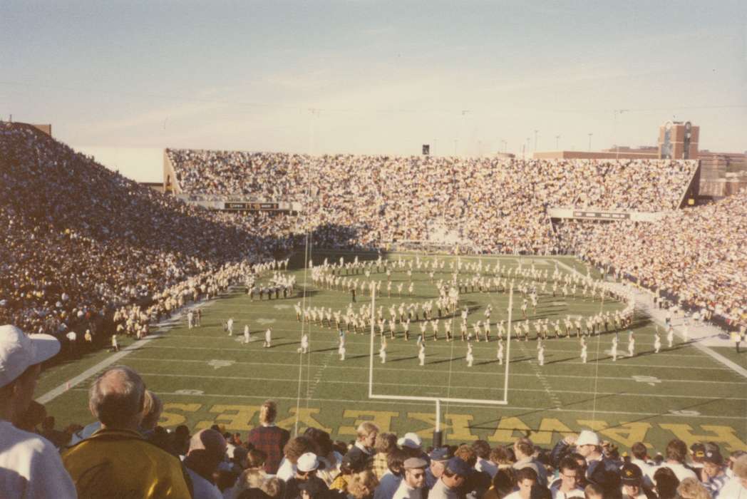 iowa hawkeyes, Iowa City, IA, Iowa, Schools and Education, Laurie, Thompson, stadium, Sports, marching band, football game, history of Iowa, iowa football, Iowa History