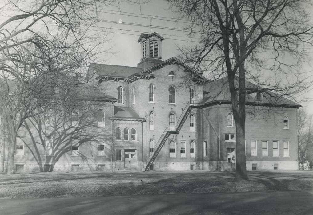 history of Iowa, Iowa History, Iowa, Schools and Education, high school, Waverly Public Library, Waverly, IA