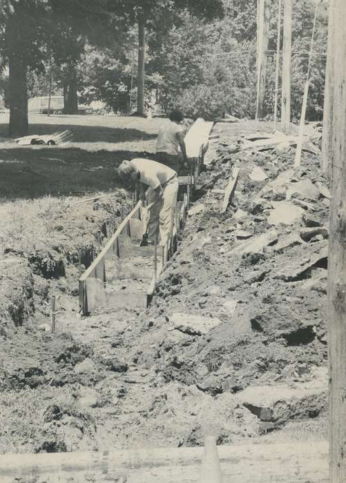 Iowa History, Iowa, Waverly Public Library, Labor and Occupations, construction crew, Waverly, IA, history of Iowa, construction