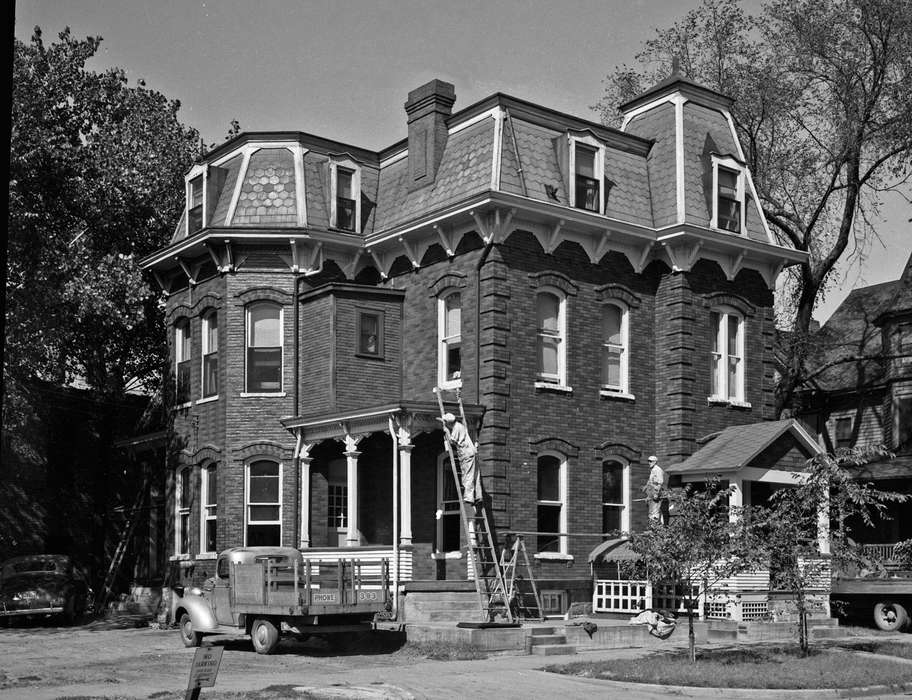 painters, history of Iowa, Iowa History, Ottumwa, IA, Motorized Vehicles, Iowa, Lemberger, LeAnn, Homes, home, Labor and Occupations