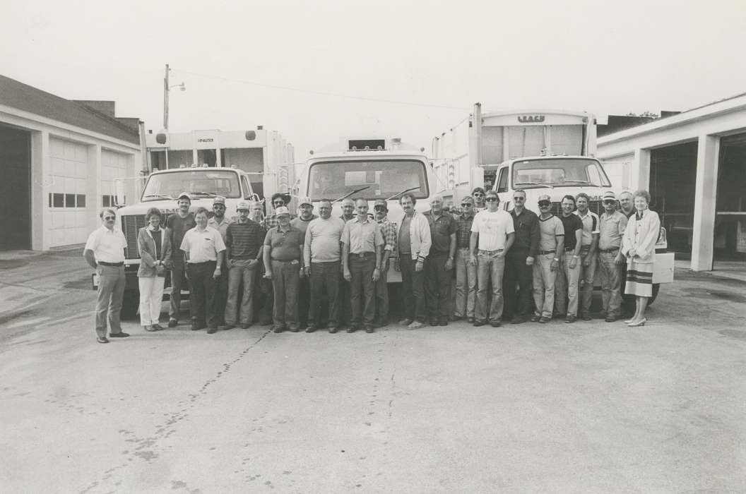 Portraits - Group, Iowa History, Iowa, Waverly Public Library, people, Waverly, IA, crew, history of Iowa