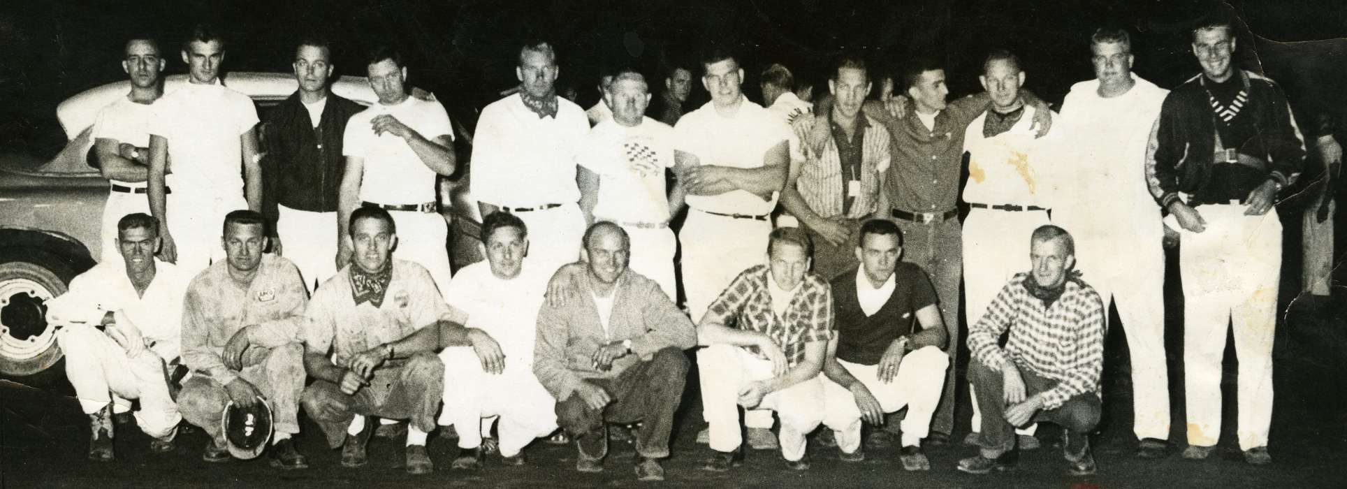 Portraits - Group, Waterloo, IA, Iowa History, Iowa, Motorized Vehicles, Volgarino, Jim, Entertainment, tunis speedway, racecar driver, history of Iowa