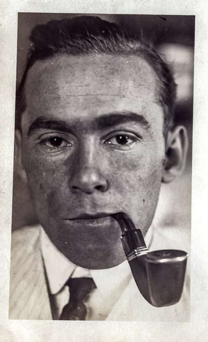pipe, Anamosa Library & Learning Center, history of Iowa, Iowa, Iowa History, Anamosa, IA, Portraits - Individual