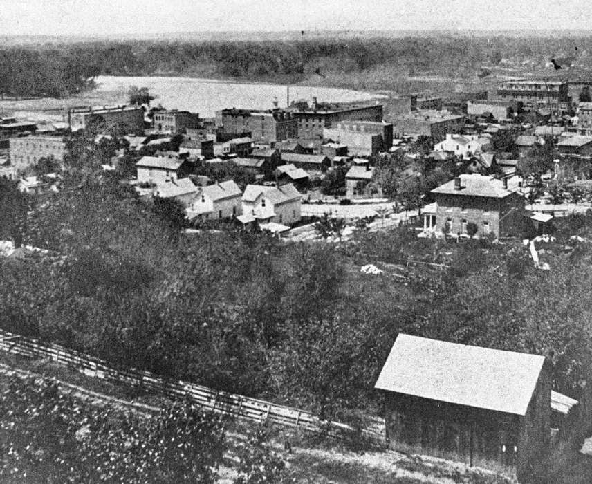 home, Iowa, Aerial Shots, Lemberger, LeAnn, train track, Ottumwa, IA, Cities and Towns, history of Iowa, Iowa History