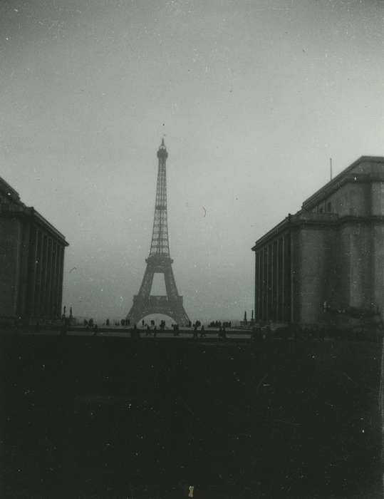 Cities and Towns, eiffel tower, world war ii, Campopiano Von Klimo, Melinda, Iowa History, Iowa, history of Iowa, wwii, Paris, tower, Travel
