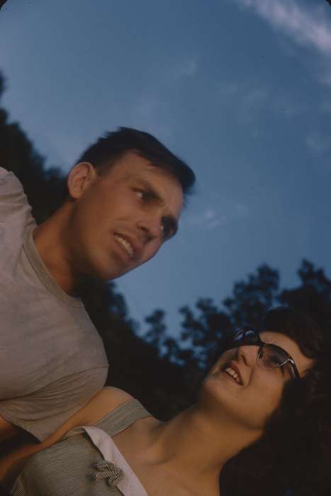 Clear Lake, IA, history of Iowa, couple, young man, Iowa, Sack, Renata, candid, Iowa History, Leisure, glasses