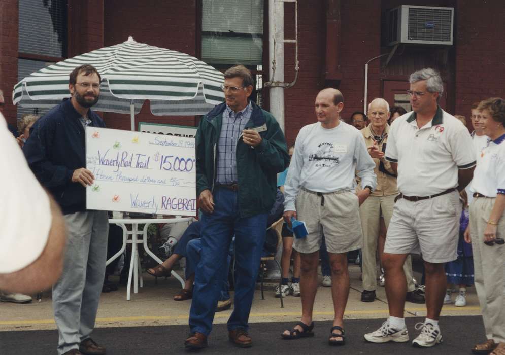 history of Iowa, Iowa History, Civic Engagement, Iowa, award, check, ragbrai, Waverly Public Library