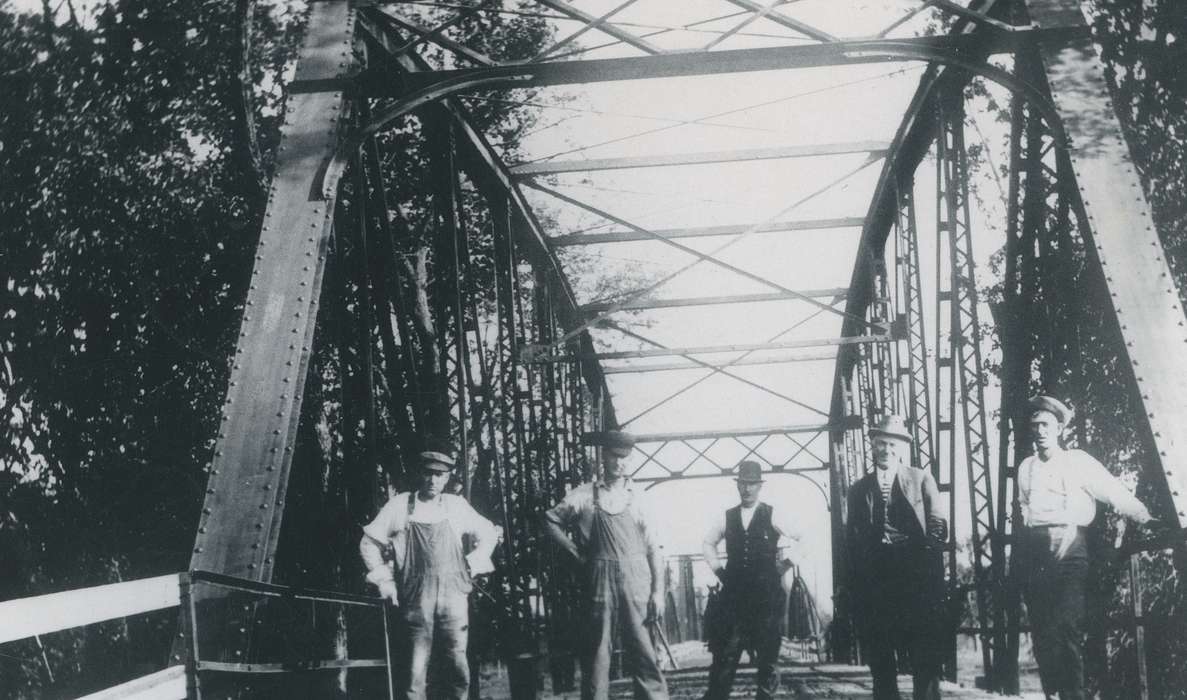 bridge, Iowa History, history of Iowa, Cities and Towns, Iowa, Waverly Public Library, Labor and Occupations