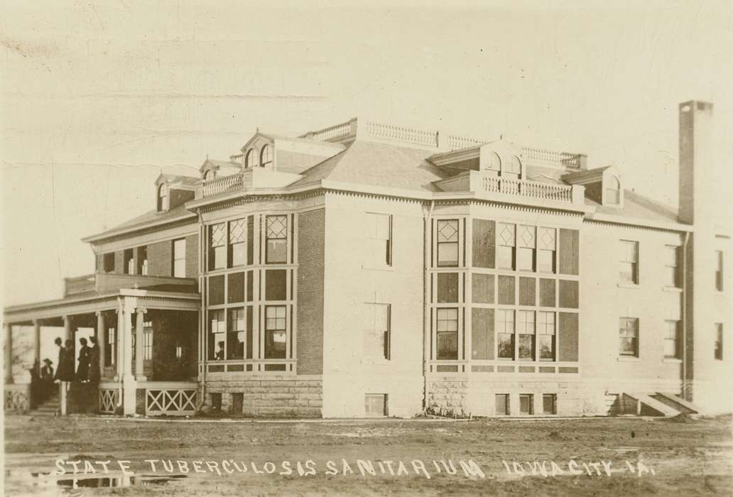 Iowa City, IA, Hospitals, Iowa History, Iowa, history of Iowa, Palczewski, Catherine, sanitarium, tuberculosis