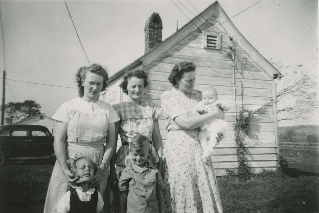 Portraits - Group, Children, Iowa History, Iowa, baby, Families, Tjaden, Carol, Cresco, IA, history of Iowa