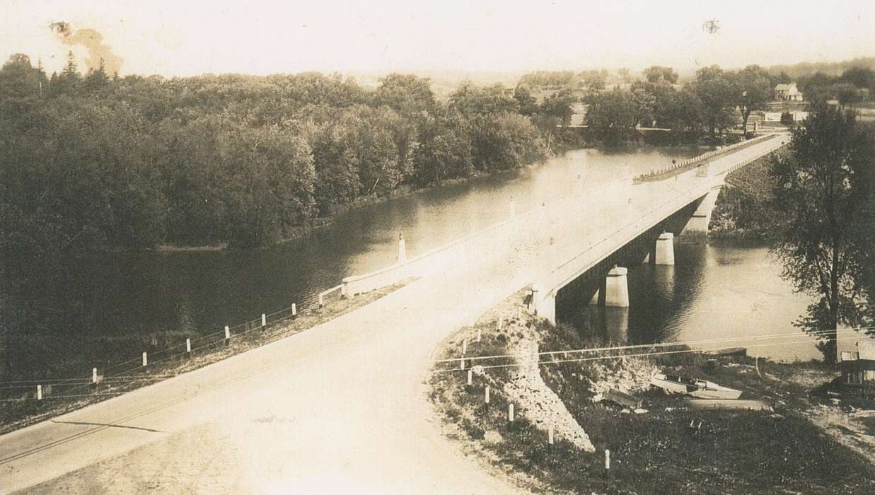 bridge, history of Iowa, Iowa History, Lakes, Rivers, and Streams, river, Iowa, Landscapes, Anamosa, IA, Hatcher, Cecilia